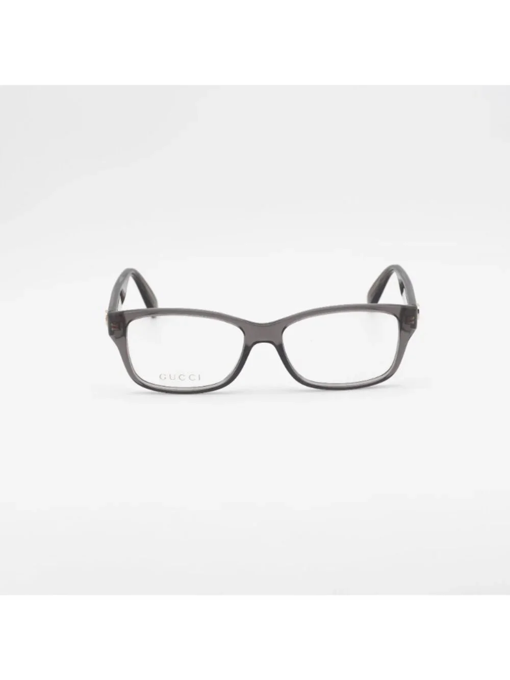 Gucci GG0716O 003 Eyeglasses Grey 53mm Rectangle Frame